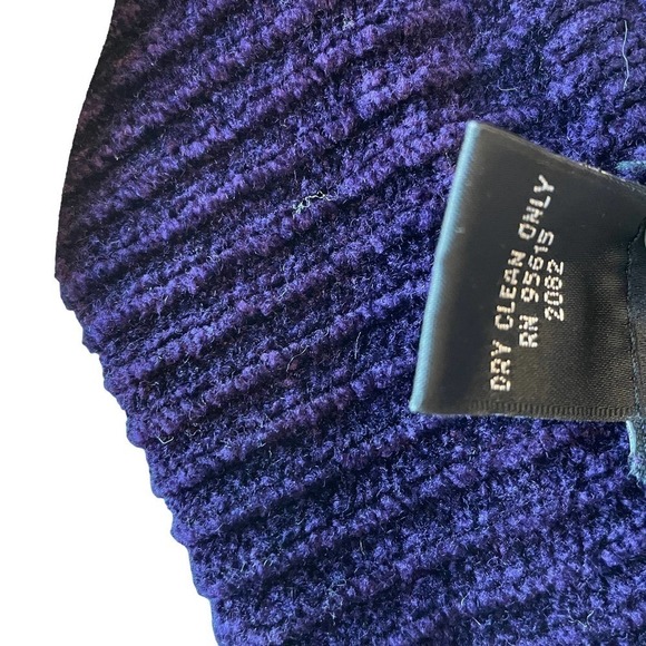 Rafella Cowl Turtleneck  Womens Top Sweater 3/4 Sleeves Sz M - Picture 9 of 11